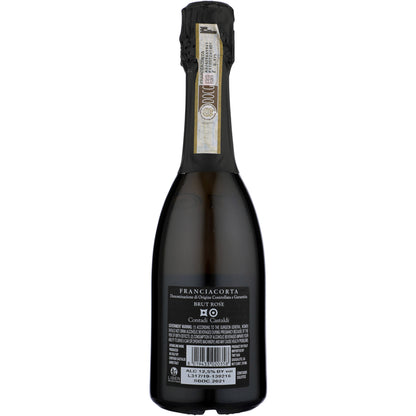 Contadi Castaldi Franciacorta Brut Rose - 375ML - Back