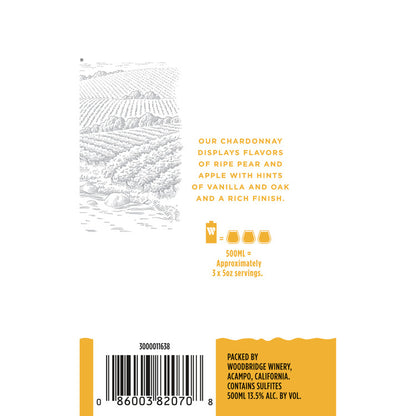 Woodbridge Chardonnay California - 500ML