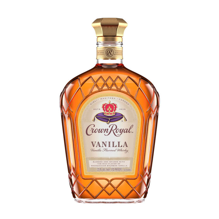 Crown Royal Vanilla Whisky Canadian 70 - 1.0L - Front