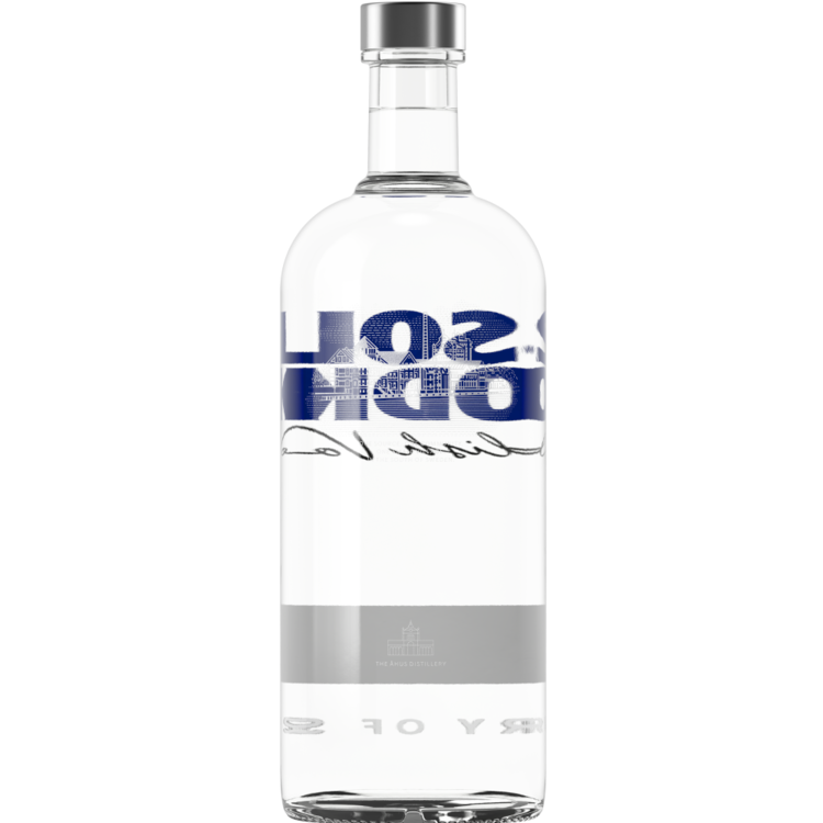 Absolut Vodka 80 - 1.0L - Back