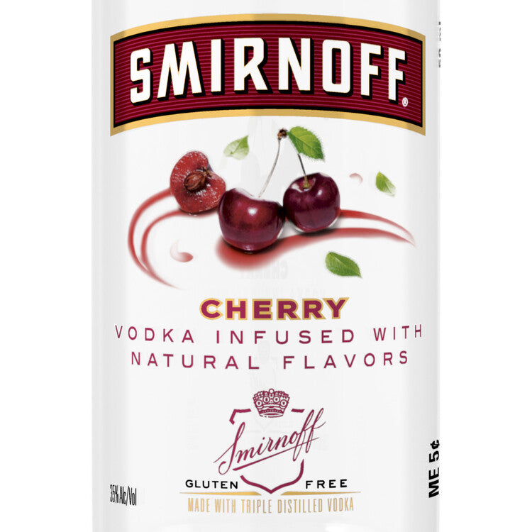 Smirnoff Vodka Cherry Flavored 60 - 50ML - Front Label