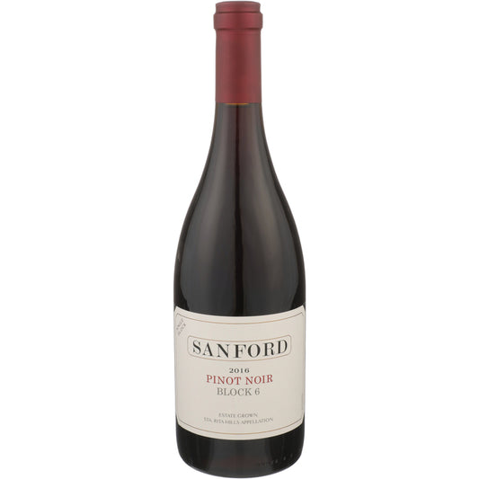 Sanford Pinot Noir Single Block 6 Sanford & Benedict Vineyard Santa Ri - 750ML - Front