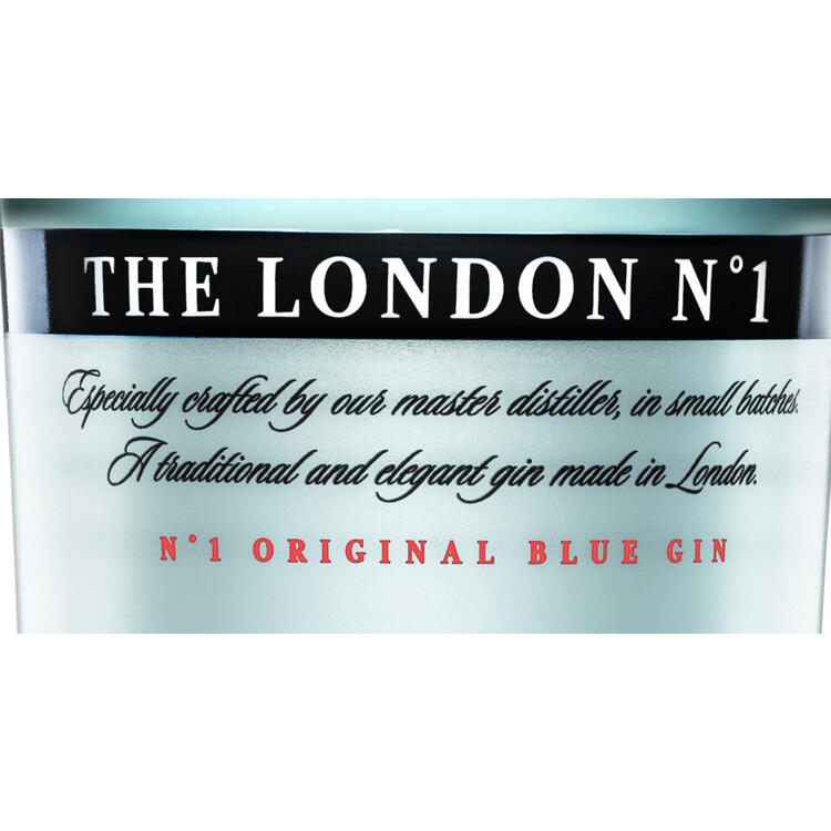 The London No 1 Original Blue Gin 94 - 750ML - Front Label