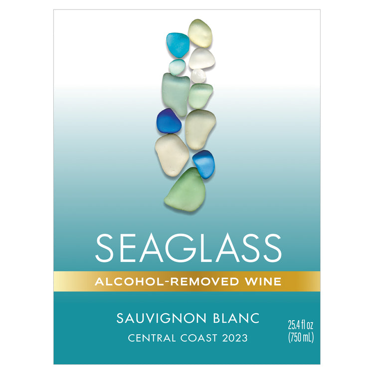 Seaglass Sauvignon Blanc Alcohol Removed Monterey County - 750ML - Front Label