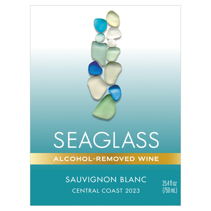 Seaglass Sauvignon Blanc Alcohol Removed Monterey County - 750ML - Front Label