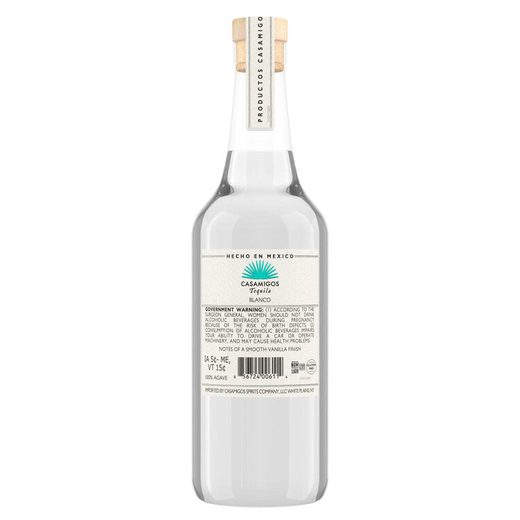 Casamigos Tequila Blanco 80 - 750ML - Back