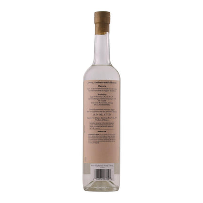 Pierde Almas Mezcal Joven Maguey Espadin La Puritita Verda 80 - 750ML - Back