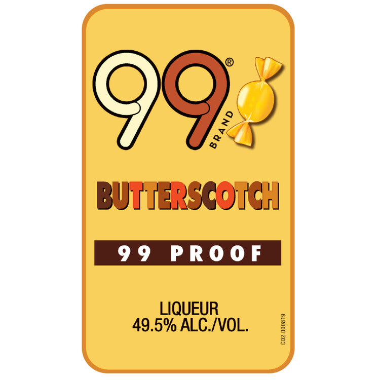 99 Brand Butterscotch Schnapps 99 - 200ML - Front Label