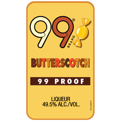 99 Brand Butterscotch Schnapps 99 - 200ML - Front Label