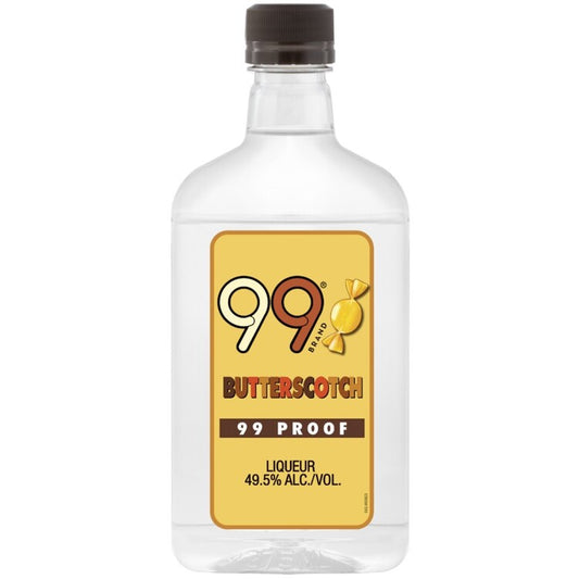 99 Brand Butterscotch Schnapps 99 - 375ML - Front
