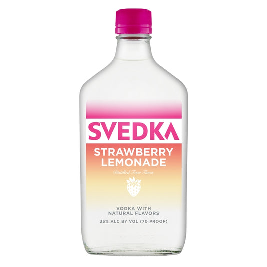 Svedka Strawberry Lemonade Flavored Vodka 70 - 375ML - Front