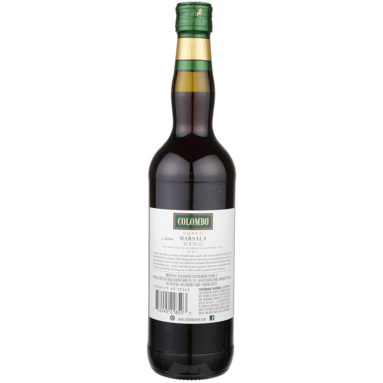 Colombo Marsala Fine Dry - 750ML - Back