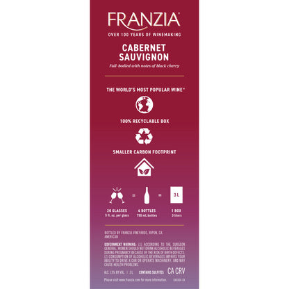 Franzia Cabernet Sauvignon American - 3.0L