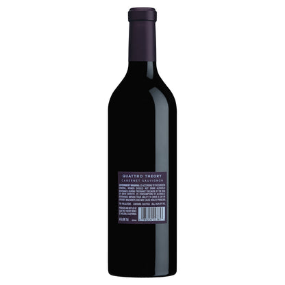 Quattro Theory Cabernet Sauvignon Napa Valley 2022 - 750ML - Back