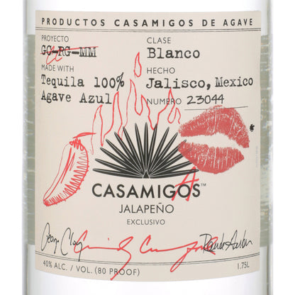 Casamigos Casamigas Blanco Jalapeno Flavored Tequila 80 - 1.75L - Front Label