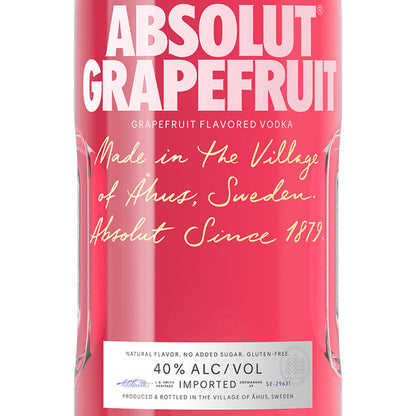 Absolut Grapefruit Flavored Vodka 80 - 1.75L