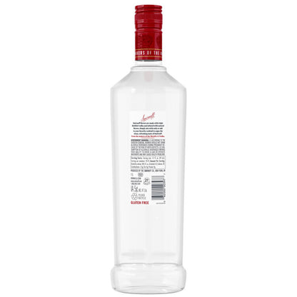 Smirnoff Vodka Raspberry Flavored 60 - 1.0L - Back