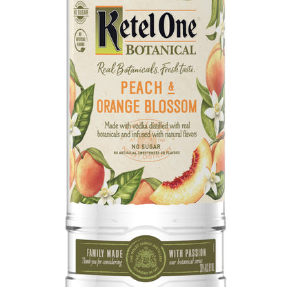 Ketel One Peach & Orange Blossom Flavored Vodka Botanical 60 - 1.0L - Front Label