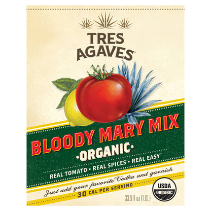 Tres Agaves Bloody Maria Mix - 1.0L - Front Label