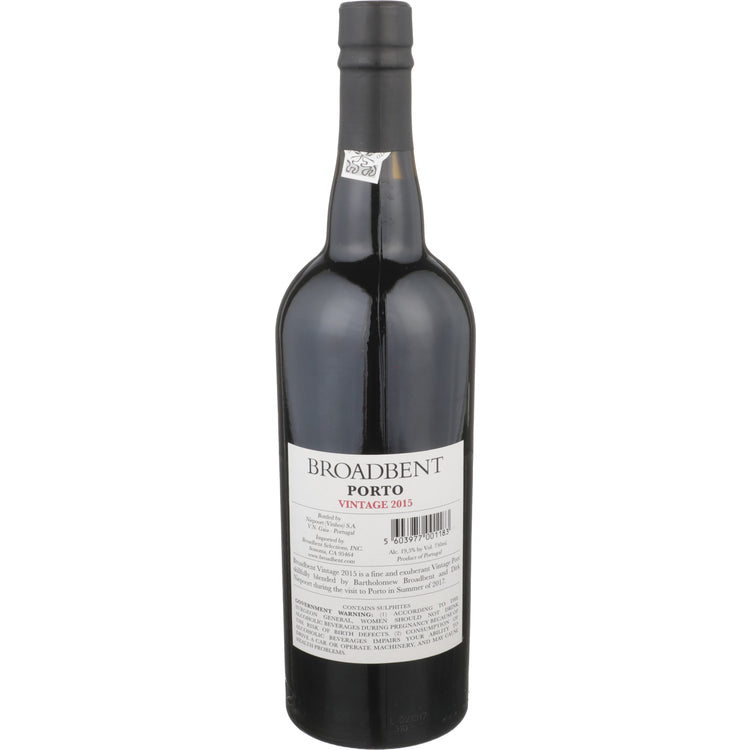 Broadbent Porto Vintage 2015 - 750ML