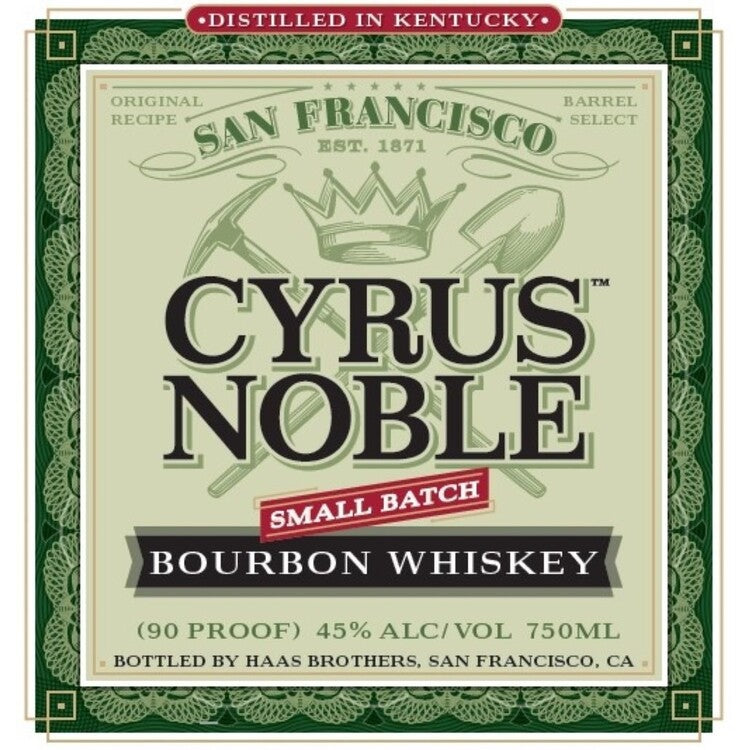 Cyrus Noble Bourbon Small Batch 90 - 750ML - Front Label