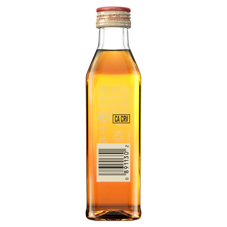 Johnnie Walker Blended Scotch Red Label 80 - 50ML - Back