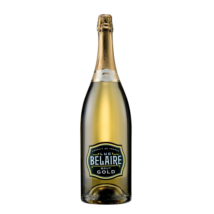 Luc Belaire Brut Gold Sparkling Wine France Fantome Light Up - 3.0L - Front