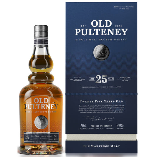 Old Pulteney Single Malt Scotch 25 Yr 92 - 750ML