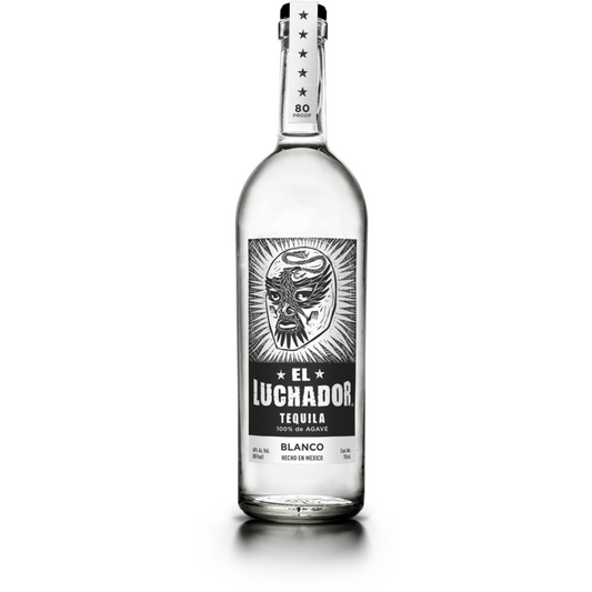 El Luchador Tequila Blanco 80 - 750ML - Front