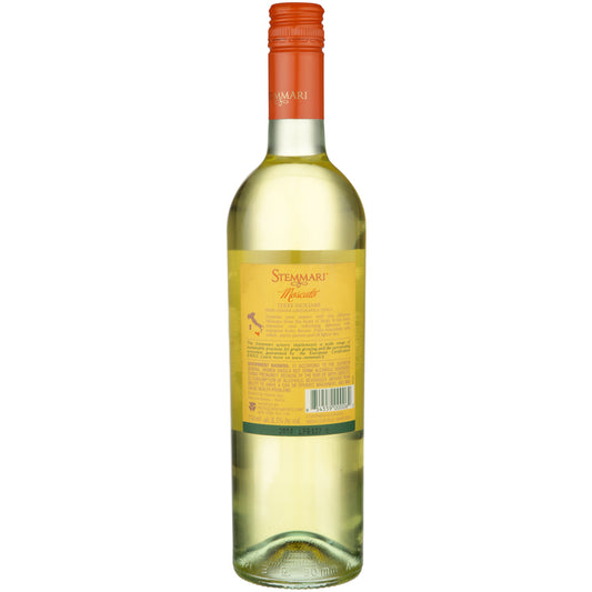 Stemmari Moscato Terre Siciliane - 750ML - Back