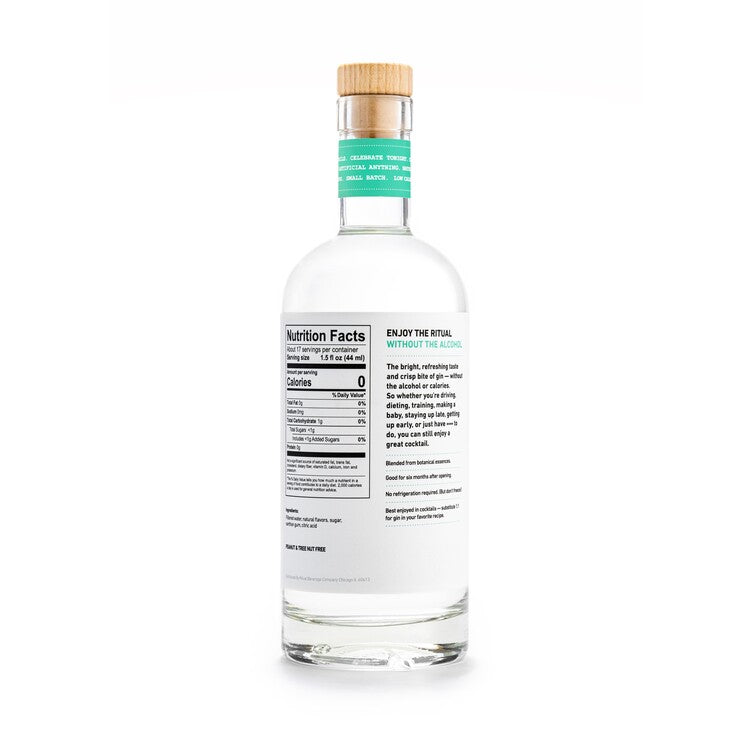 Ritual Zero Proof Gin Alternative Non-Alcoholic Spirit - 750ML - Back