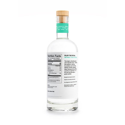 Ritual Zero Proof Gin Alternative Non-Alcoholic Spirit - 750ML - Back