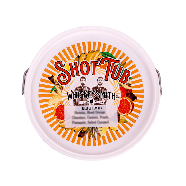 Whiskeysmith Flavored Whiskey Shot Tub Combo 3 Each Chocolate, Banana, - 50ML - Back