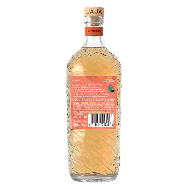 Jaja Tequila Reposado Small Batch 80 - 750ML - Back