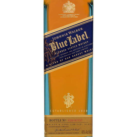 Johnnie Walker Blended Scotch Blue Label 80 - 750ML - Front Label