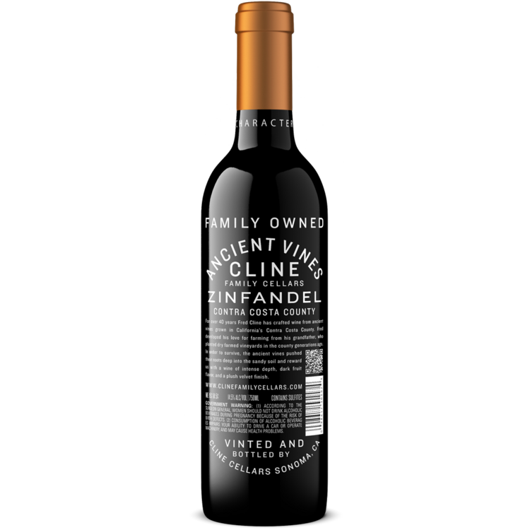 Cline Zinfandel Ancient Vines Contra Costa County 2022 - 750ML - Back
