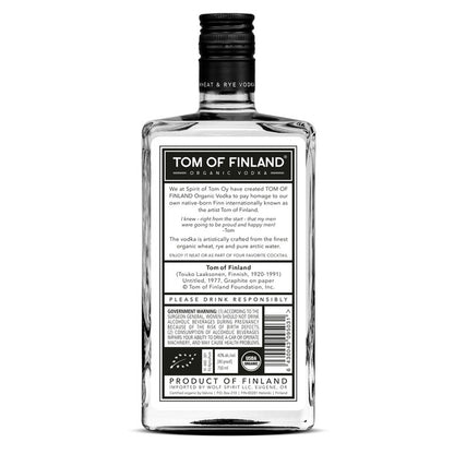 Tom Of Finland Vodka 80 - 750ML - Back