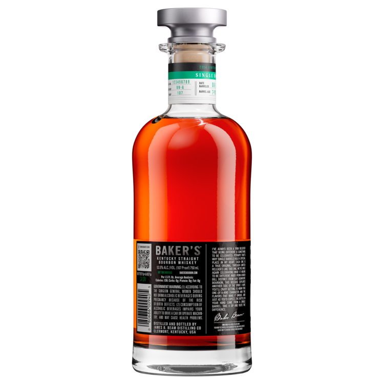 Baker'S Straight Bourbon Single Barrel High Rye Bourbon Limited Releas - 750ML