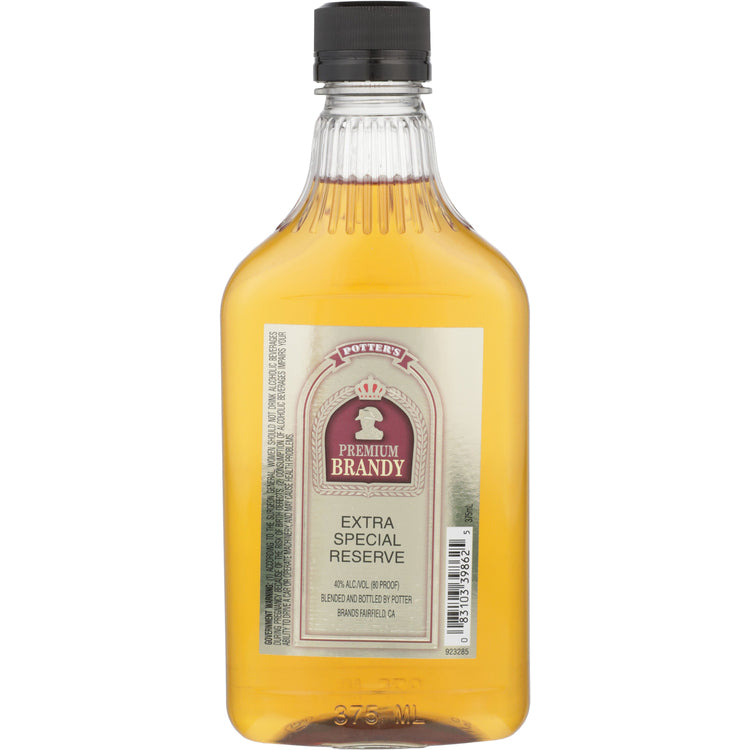 Potter's Premium Brandy Extra Special Reserve 80 - 375ML - Front