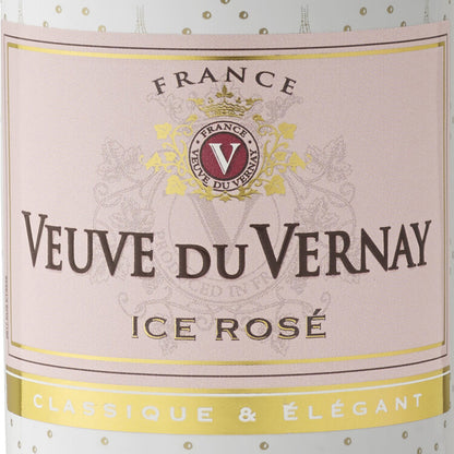 Veuve Du Vernay Demi Sec Rose Ice France - 187ML - Front Label