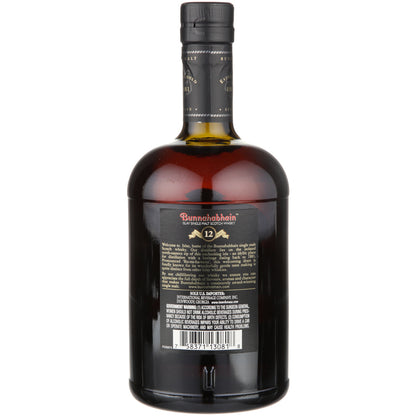 Bunnahabhain Single Malt Scotch 12 Yr 92.6 - 750ML - Back