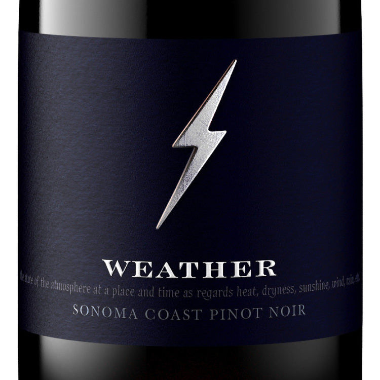 Weather Pinot Noir Sonoma Coast 2021 - 750ML - Front Label