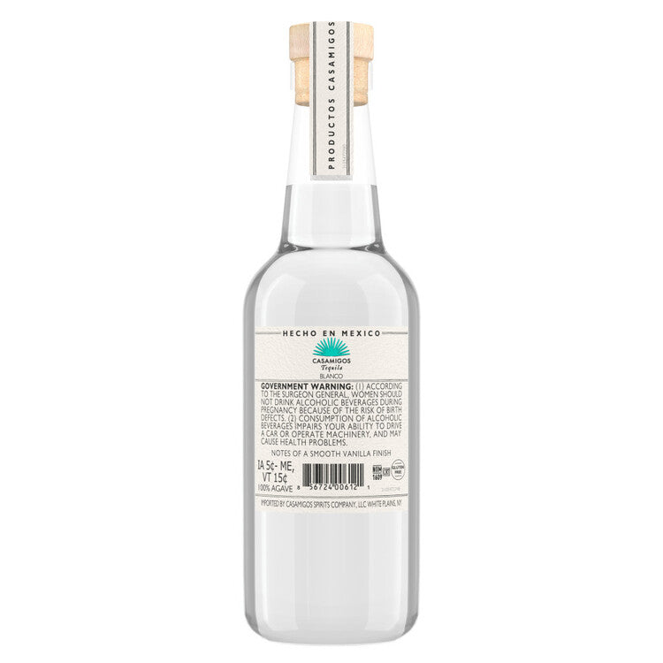 Casamigos Tequila Blanco 80 - 375ML - Back