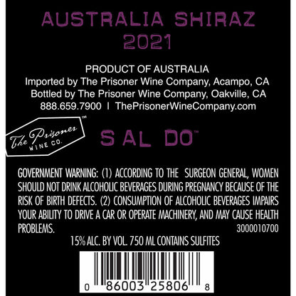 Saldo Shiraz Australia 2021 - 750ML