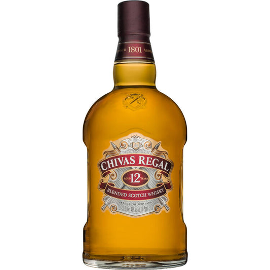 Chivas Regal Blended Scotch 12 Yr 80 - 1.75L - Front