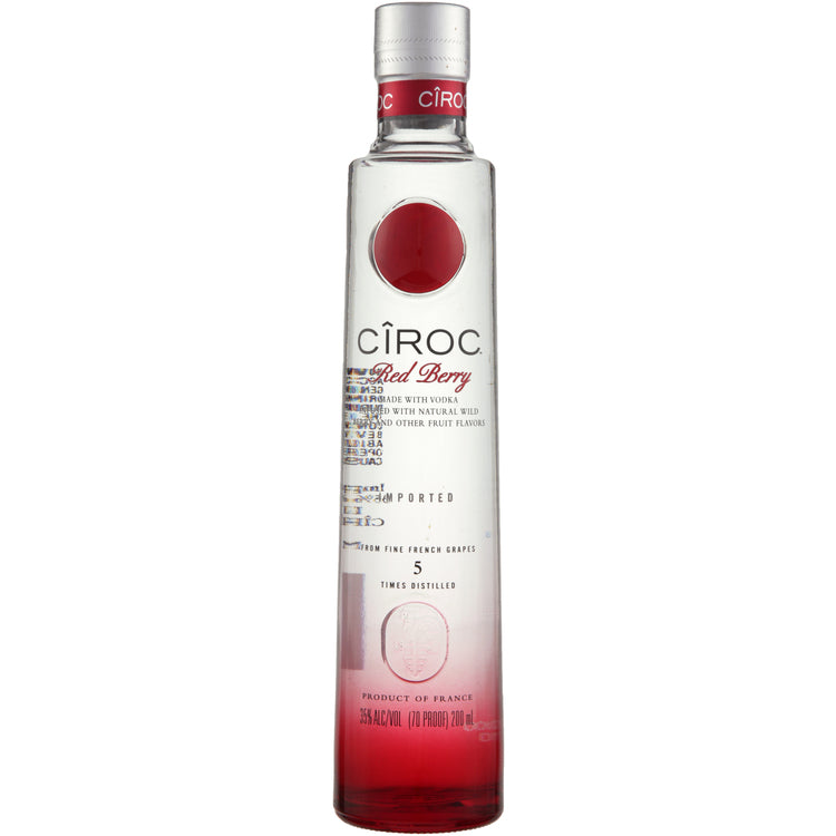 Ciroc Red Berry Flavored Vodka 70 - 200ML - Front