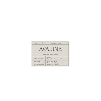 Avaline Sparkling Wine Spain Made With Organic Grapes - 750ML