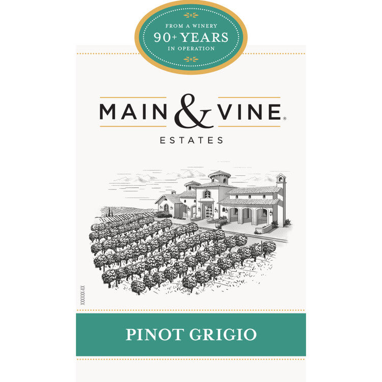Beringer Main & Vine Pinot Grigio California - 1.5L - Front Label