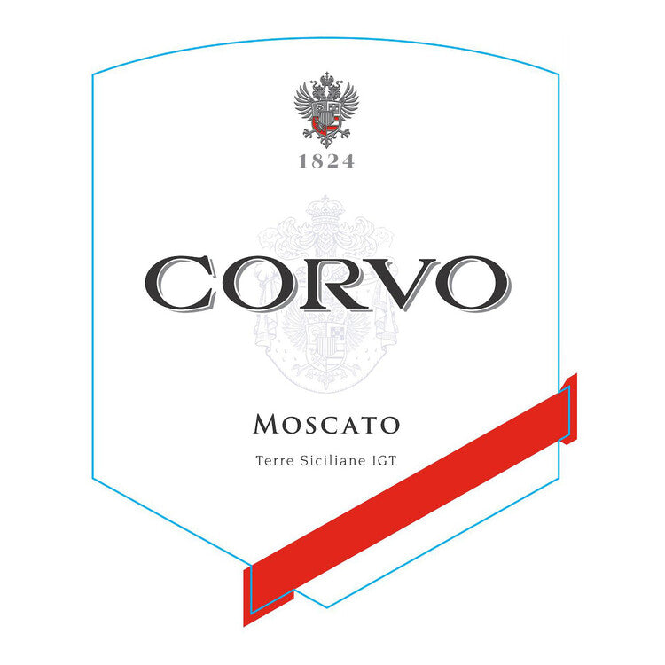 Corvo Moscato Terre Siciliane - 750ML - Front Label