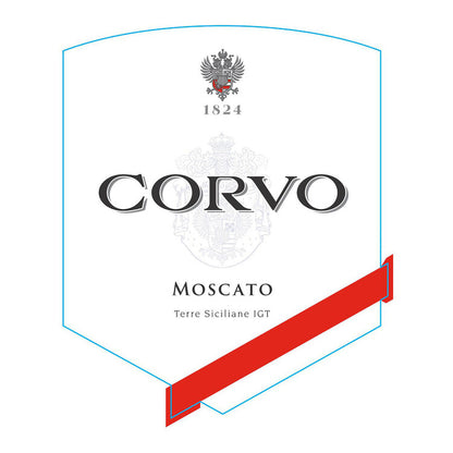Corvo Moscato Terre Siciliane - 750ML - Front Label